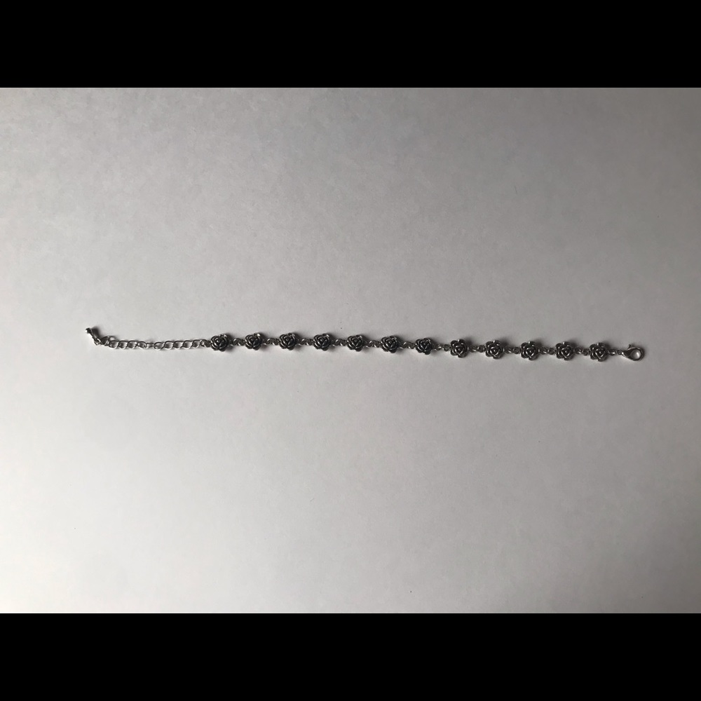Silver Roses Bracelet